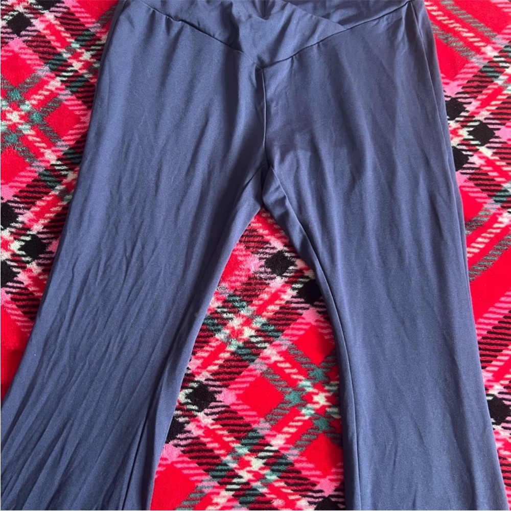 Bundle of 2 Stylish Blue Yoga Pants